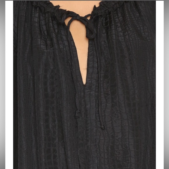 LoveShackFancy Popover Dress Black XS - Picture 2 of 2